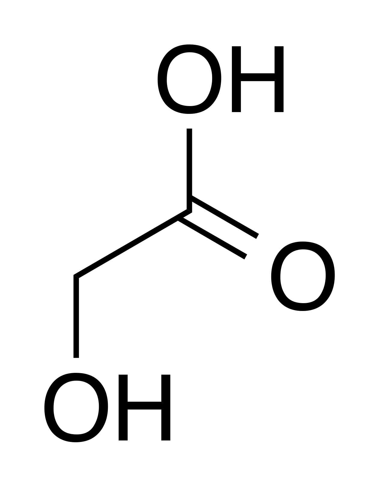 molecular structure of glycolic acid